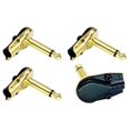 thumbnail image 1 of AAOTOKK Adaptador de 90 grados 6.35 mm, chapado en oro, ángulo recto, 6.35 mm, 1/4 pulgadas, TS over, 1 of 7