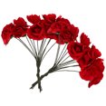 thumbnail image 4 of BESTYASH 144Ud Flores Artificiales De Simuladas Rojas Decorativas Para Y Hogar Fáciles De, 4 of 7
