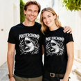 thumbnail image 5 of Retro Horror Great White Shark Gothic Ocean Graphic T-Shirt, Spooky Vintage Nautical Distressed Unisex Tee Shirt, 5 of 6
