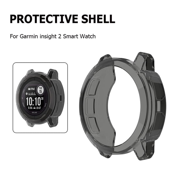 Ver Carcasa Protectora Marco de repuesto para reloj Cobertura semicompleta Carcasa protectora hueca (negro)