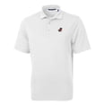 thumbnail image 2 of Men's Cutter & Buck White Florida Gators Team Logo Virtue Eco Pique Recycled Polo, 2 of 3