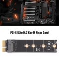 thumbnail image 1 of Tarjeta Adaptadora Adaptador PCIE a M2 NVMe SSD M.2 PCIE X1 PM Clave Conectores de lector de disco duro, 1 of 5