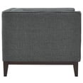 thumbnail image 2 of Modway Serve Upholstered Fabric Armchair in Gray, 2 of 5