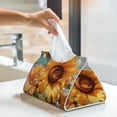 thumbnail image 6 of Sikiie Sunflower Blue Sky Leather Tissue Box Cover Rectangle, Long Tissue Box Cover, Tissue Box Holder, Tissue Holder for Bathroom, 6 of 7
