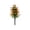 Orange, variant on Artificial Topiary Trees with Ground Spike, Faux Realistic Shrubs, UV Resistant Faux Plastic Flowers for Home Garden Yard Porch Decor