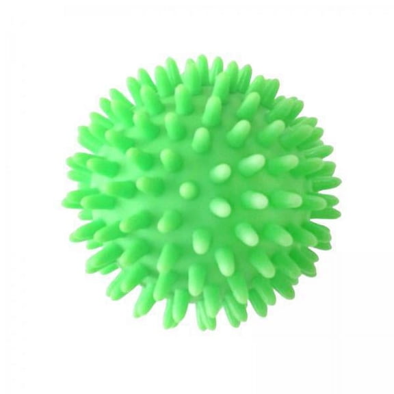 Wswqop 2xSpike Massage Balls Exercise Ball Handheld Multipurpose Compact Portable Manual Plantar Balls Spiked Massager Rollers for Neck Back Feet 8cm 4 Pcs