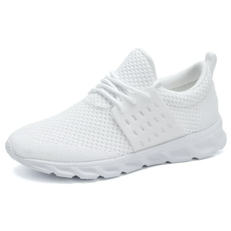

DaoLxi Women s Sneakers Walking Running Shoes White Size 10.5