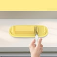 thumbnail image 5 of -Butter Dish with Lid and Knife for Countertop and Refrigerator, Butter Stick Holder with Airtight Transparent Cover that Keeps Butter Soft, 5 of 6