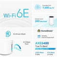 thumbnail image 3 of TP-Link Deco AXE5400 Sistema de Malla WiFi 6E Tribanda (Deco XE75 Pro): Puerto WAN/LAN de 2,5 G, Cubre hasta 7200 Pies Cuadrados, Reemplaza el Enrutador y el Extensor WiFi, Malla Alimentada por IA, Nu, 3 of 5