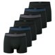 thumbnail image 1 of SCHIESSER Bóxers para hombre, paquete de 6 - «95/5», bañadores, algodón elástico, cintura con logotipo Negro XL (X-Large), 1 of 5