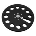 thumbnail image 6 of 1/4 7 Inch Empty Tape Reel Aluminum Alloy 11 Hole Universal Opening Machine Part Recording Takeup Reel Black, 6 of 8