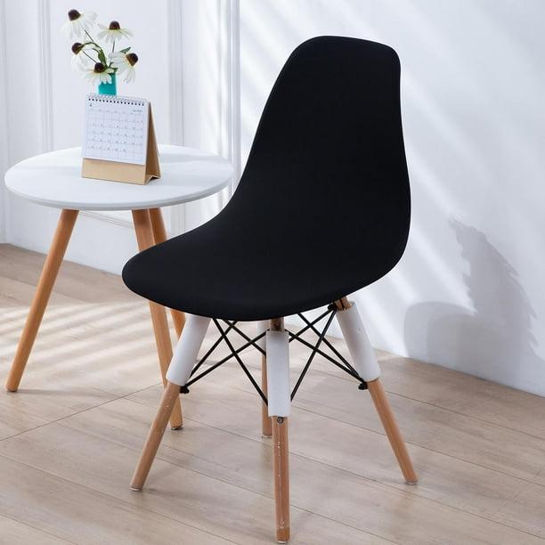 Funda elástica para asiento de silla Macarena cubierta de asiento negro