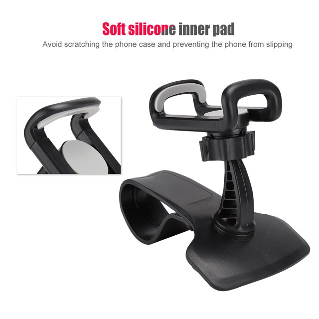 Support de Téléphone de Voiture, Support de Téléphone de Voiture, Réglage Universel à Ressort Intégré, Mini Tablette Durable pour Téléphone Intelligent