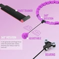 thumbnail image 6 of Weighted Hula Circle for Adults, Infinity Hoop Fit Plus Size 47 Inch/120cm, Include 24 Detachable Links and Waist Trainer for Women, Gym Accessories, Home Workout Equipment, Gym Equipment, 6 of 10