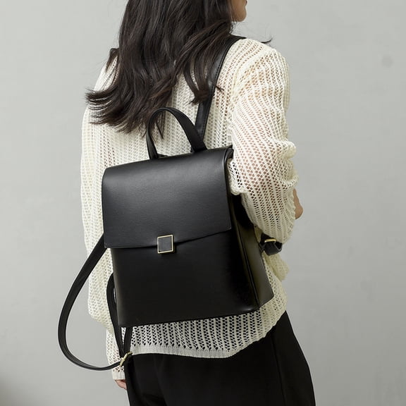 Soft Leather All-match Student Fashion Travel Bag,Average Size