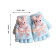 thumbnail image 3 of hengsof Gants d'Hiver Gants Chauds pour Enfants Mitaines Tricotées, 3 of 7