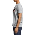 thumbnail image 2 of 250th Anniversary USA Patriotic Grey Graphic T Shirts for Men, 1776-2026 Flag Short Sleeve Tee with Exquisite Heat Transfer Print - 4XL, 2 of 3