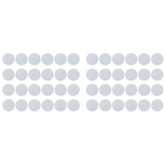 48X Regular Mouth Lids for Jar Lids Plastic Storage Caps for Canning Jars and More, Standard, Dia 70mm