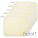 thumbnail image 3 of 1/5 Pack Exfoliating Face And Body Wash Cloths Towel Soft Weave Bath Cloth Exfoliating Scrub Cloth Massage Bath Cloth For Women And Man (5 Pack Two Sides Exfoliating Cloth), 3 of 4