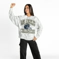 thumbnail image 4 of Women's Gameday Couture  Arctic Camo Los Angeles Chargers Whiteout Oversized Premium Fleece Sweatshirt, 4 of 5