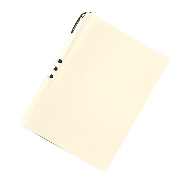 Organizador de Agenda, diario, planificador, libro de notas, ahorro de espacio, accesorios escolares, artesanía exquisita, papelería de cuero Cuadernos de escritura y cuadernos de bocetos Beige