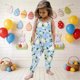 thumbnail image 1 of Mono para niñas pequeñas, mono con estampado de Pascua, mono con tirantes, conjuntos de verano, ropa para niñas, 1 of 7