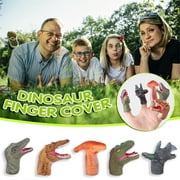 Ouneed Finger Puppet Dinosaurs (5 Suits) Perfect For Children To Bathe1PCS