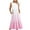 🔥 Pink, variant on Sentmoon Semi Formal Wedding Guest Dress Trendy Sleeveless Crew Neck Sun Dress Plus Size 2026 Summer Gradient Color with Pockets Regular Fit Dress Women for Work and Weekend M