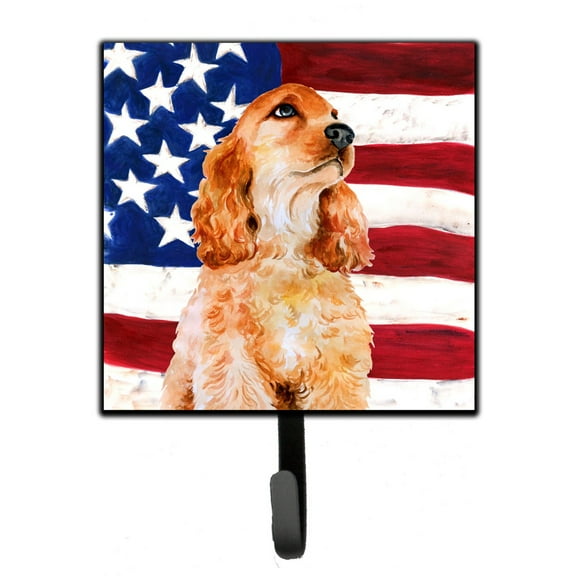 Cocker Spaniel Patriotic Leash or Key Holder