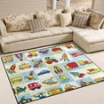 thumbnail image 2 of Coolnut Cute Baby Toys Lightweight Carpet Mats, 6'8" x 4'10" Area Soft Rugs Floor Mat Rug Home Decoration for Kids Room Living Room, 80"x 58", 2 of 6