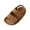 Brown, variant on Gubotare Toddler Sandals Boys Toddler Sandals Boys Girls Cork Footbed Sandals Kids Adjustable Back Strap Slippers Double Buckle Slide Beach Shoes for Indoor Outdoor Size 10 (Grey,10 Toddler)