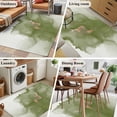 thumbnail image 5 of 3'x5' Area Rugs, Sage Green Marble Indoor Outdoor Area Rug for Living Room Bedroom, Modern Ombre Abstract Ink Painting Art Washable Bathroom Rugs Kitchen Floor Carpet Mats Home Decor Aesthetic, 5 of 8