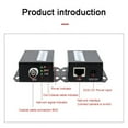 thumbnail image 2 of IP Network to Coaxial Extender Transfer From Net Cable Transmission to Coax Line 500M Ethernet Converter for CCTV, 2 of 8