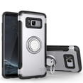 thumbnail image 1 of Galaxy S8 Case, Cellularvilla [Heavy Duty] High Impact Dual Layer Protective Case [Shockproof] Built-in 360 Degree Rotating Ring Holder Kickstand Cover For Samsung Galaxy S8, 1 of 8