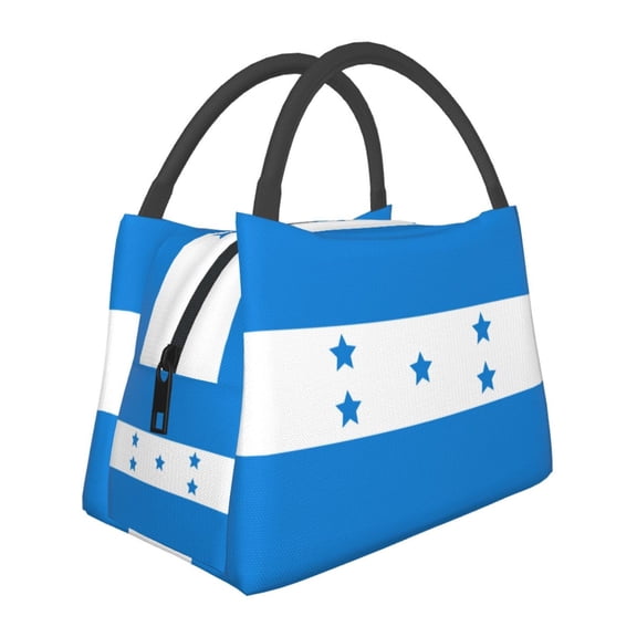 Insulated Lunch Tote Bag Honduran Flag Lunch Bag For Women Men