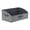 Grey, variant on Unique Bargains Trapezoidal Storage Bin Cube with Handles Collapsible Storage Basket Beige