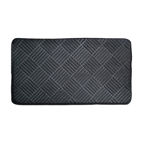 openpig Front Door Mat, Absorbent Muddy Dirt Resist Welcome Door Mats Outdoor Indoor, Stain and Fade Resistant, Non-Slip Rubber Backing Low Profile Doormat for Entryway, 23.62x15.75, Blue