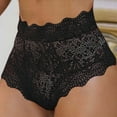 thumbnail image 4 of Homenesgenics Plus Size Panties for Women 2X White Cotton Ladies sSexy Temptation Underwear Lace Straps Hip-up Bow Sexy Panties Clearance, 4 of 5