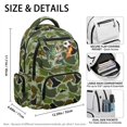 thumbnail image 7 of Yspwyqan Woodland Camo School Backpack for Kids Teens, Bass Fish Soccer 600D Polyester Lightweight Bookbag, Multi-Pocket Fits 15.6 Laptop for Elementary Middle High, 7 of 7