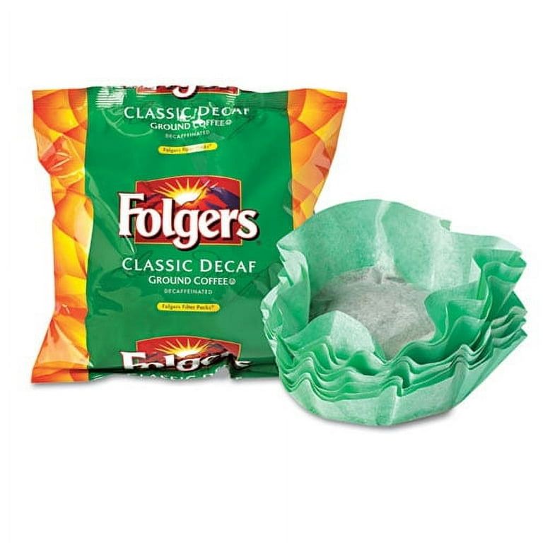 Coffee Filter Packs, Decaffeinated Classic Roast, 9/10oz, 10/Pack, 4 Packs/Carton Coffee Filter Packs, Decaffeinated Classic Roast, 9/10oz, 10/Pack, 4 Packs/Carton