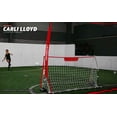 thumbnail image 6 of PowerNet Portable Sports Net for Protection, Soccer, Lacrosse & Volleyball Rebounder, Softball Baseball Net, Basketball Net, Indoor Outdoor Safety Net, Backyard & Garage Backstop (12 x 9 FT, Red), 6 of 9