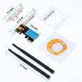 thumbnail image 4 of USB WiFi Adapter 1200Mbps, USB 3.0 Wireless Network Adapter WiFi Dongle for PC Desktop Laptop with Dual Band 2.4GHz/300Mbps 5GHz/867Mbps,Support Windows10/8/8.1/7/Vista/XP/2000,Mac OS, 4 of 9
