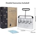 thumbnail image 4 of Handheld Soil Blocker 4 Pieces At A Time 5cm Seed Block Making Machine For Seed Starting Garden Soil Potting Soil For Outdoor Plants, 4 of 5