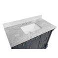 thumbnail image 4 of Sydney 42" Bathroom Vanity with Marine Gray Cabinet and Carrara Marble Top, 4 of 6