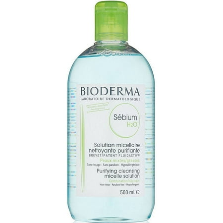 4 Pack - Bioderma Sebium H2O Cleansing Solution Cleanser 16.7 oz