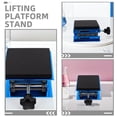 thumbnail image 3 of LIFKOME Lab Jack Stand With Shock Absorbing Sponge 15x15cm Aluminum Adjustable Lifting Platform 10kg Static Load Capacity Anti-Slip Equipment Placement For Laboratory Woodworking, 3 of 8