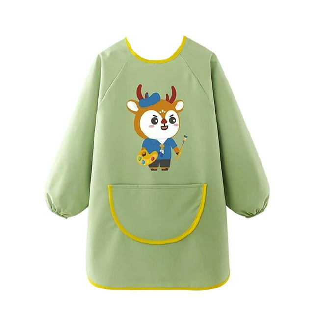 Sarrau d'Artiste à Manches Longues pour Garçons, Combinaison de Protection pour Tout-Petits, Tablier de Peinture Lavable, Tenue d'Art pour Enfants