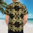 thumbnail image 6 of High Quality Hawaiian Shirts for Men Short Sleeve Aloha Beach Shirt Floral Summer Casual Button Down Shirts Blouses RYF2PC, 6 of 7