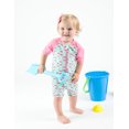 thumbnail image 2 of Rashguard Leveret de una pieza para bebé con flamencos, 2 of 7