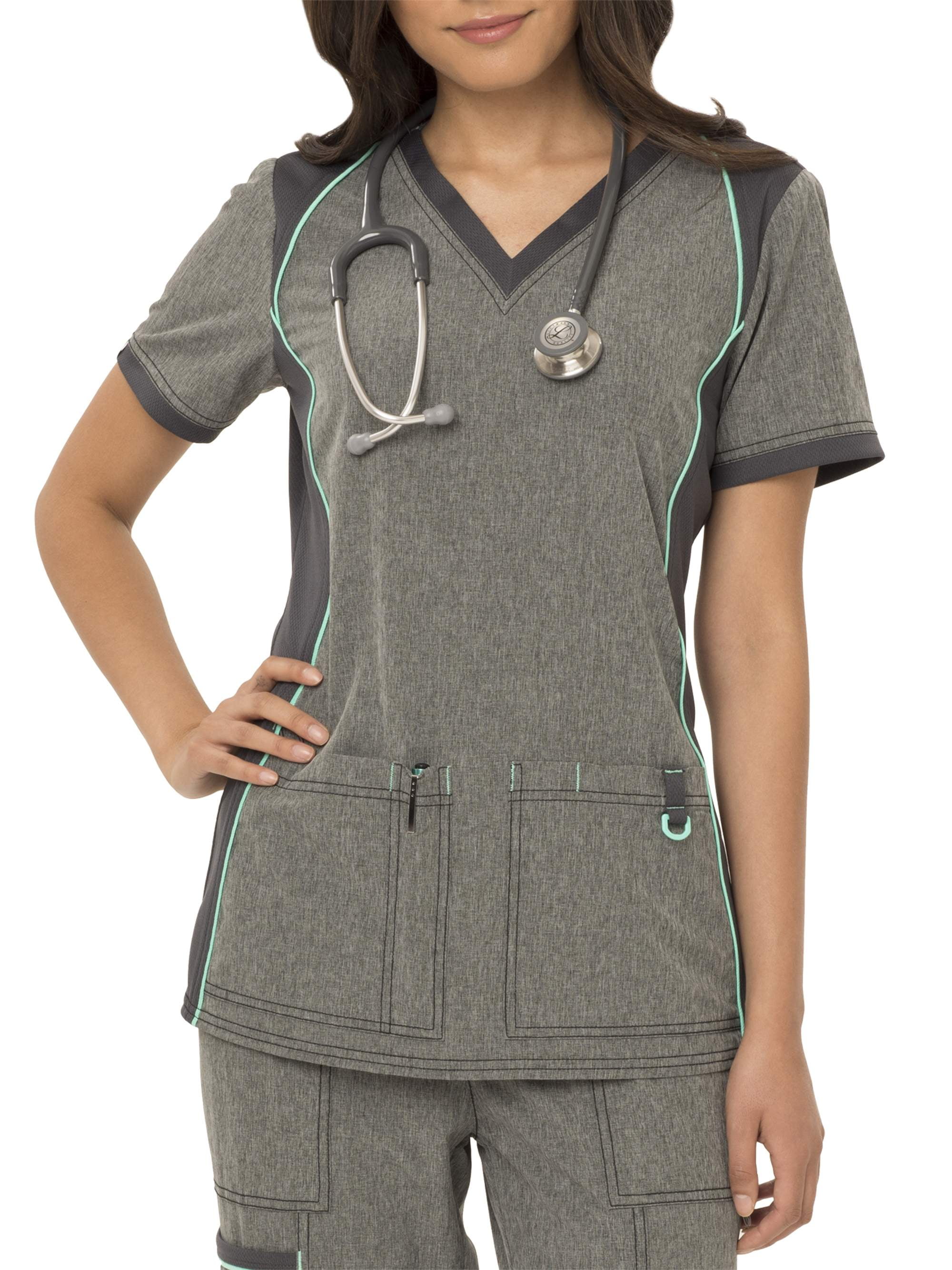 Scrubstar Scrubstar Women's Active Collection Heathered Stretch Scrub